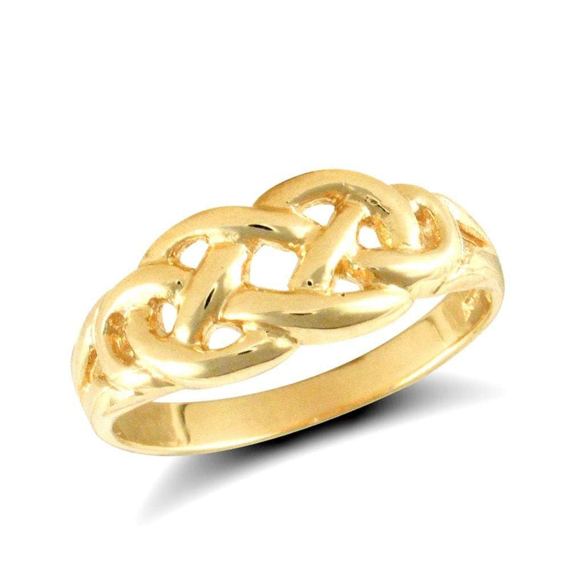 9ct Yellow Gold Filigree Ring - HEERA DIAMONDS