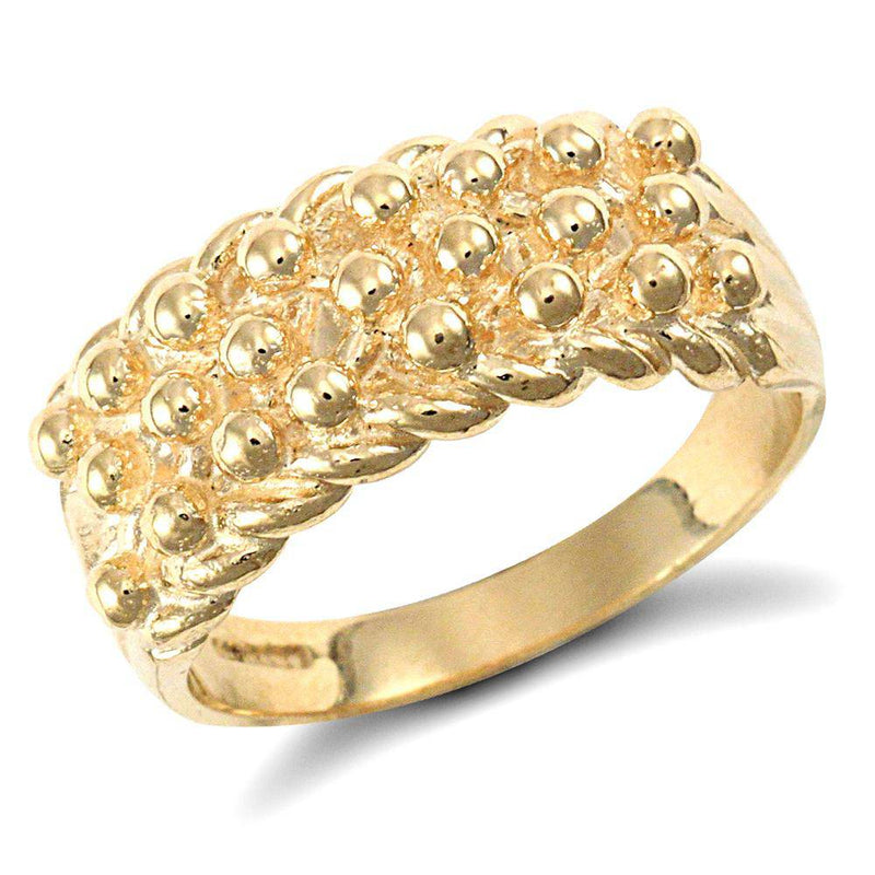 9ct Yellow Gold Keeper Ring - HEERA DIAMONDS