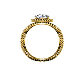 NIKITA - Round Brilliant Diamond Solitaire Engagement Ring in Yellow Gold - HEERA DIAMONDS