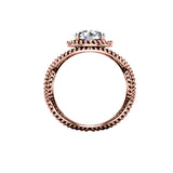 NIKITA - Round Brilliant Diamond Solitaire Engagement Ring in Rose Gold - HEERA DIAMONDS