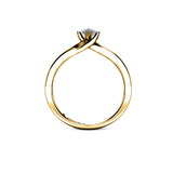 MAURA - Marquise Cut Diamond Solitaire Engagement Ring in Yellow Gold - HEERA DIAMONDS