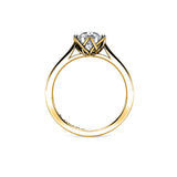 NAIALEE - Round Brilliant Diamond Solitaire Engagement Ring in Yellow Gold - HEERA DIAMONDS