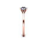 KAE - Round Brilliant Diamond Solitaire Engagement Ring in Rose Gold - HEERA DIAMONDS