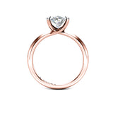 ELYSIA - Oval Cut Diamond Solitaire Engagement Ring in Rose Gold - HEERA DIAMONDS