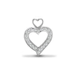 18ct White Gold Diamond Pendant - HEERA DIAMONDS