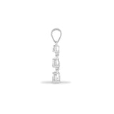 18ct White Gold Diamond Pendant - HEERA DIAMONDS