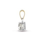 18ct Yellow Gold 25pts Claw set Pendant - HEERA DIAMONDS