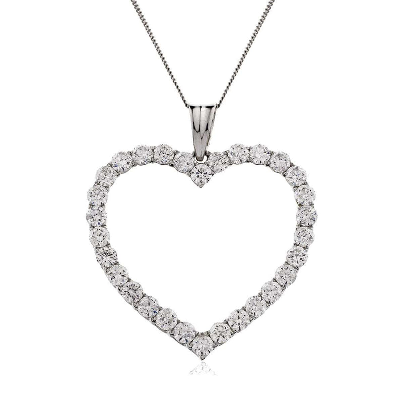 Diamond Heart Pendant - HEERA DIAMONDS