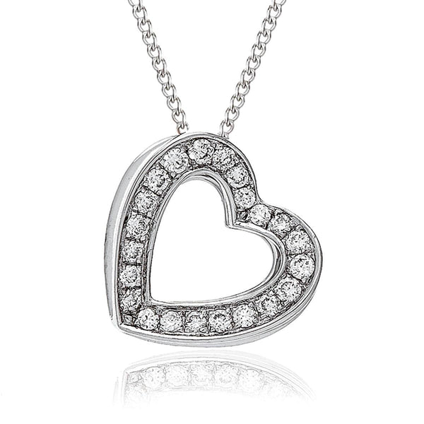 Diamond Heart Pendant - HEERA DIAMONDS