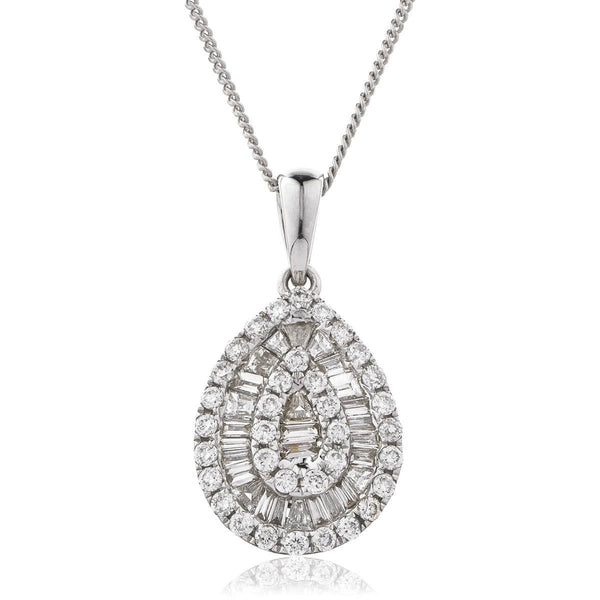 Pear Cluster Pendant - HEERA DIAMONDS