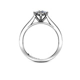 MELASIA - Marquise Cut Solitaire Engagement Ring in Platinum - HEERA DIAMONDS