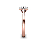AYANA - Oval Cut Solitaire Engagement Ring in Rose Gold - HEERA DIAMONDS