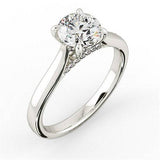 Flor Halo Engagement Ring - HEERA DIAMONDS