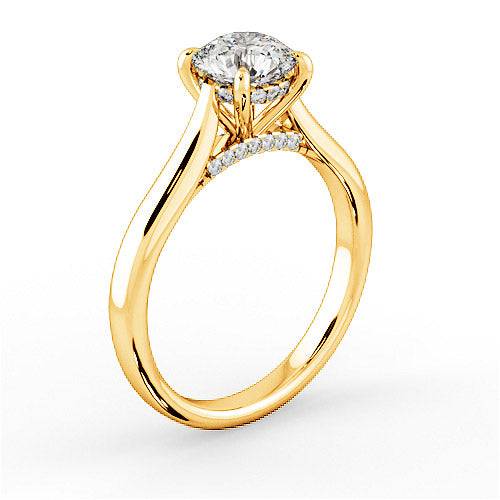 Flor Halo Engagement Ring - HEERA DIAMONDS