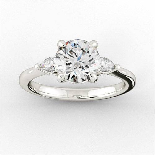 Mei Halo Engagement Ring - HEERA DIAMONDS