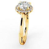 Nayan Halo Engagement Ring - HEERA DIAMONDS