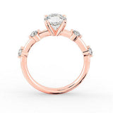 Puro Halo Engagement Ring - HEERA DIAMONDS